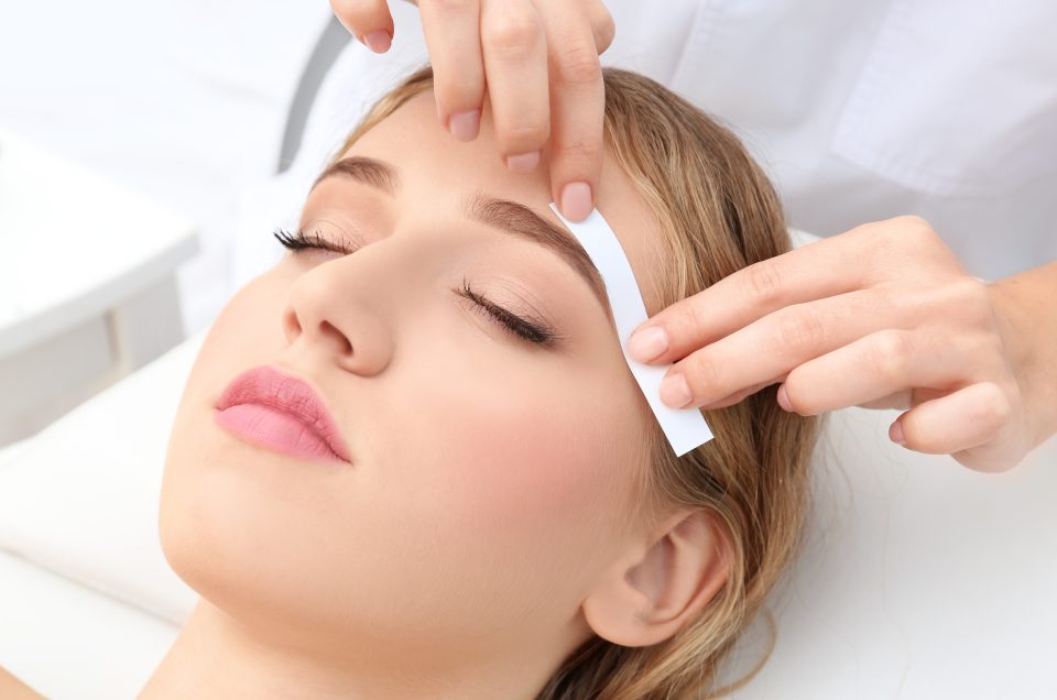 Brow lamination and tint result