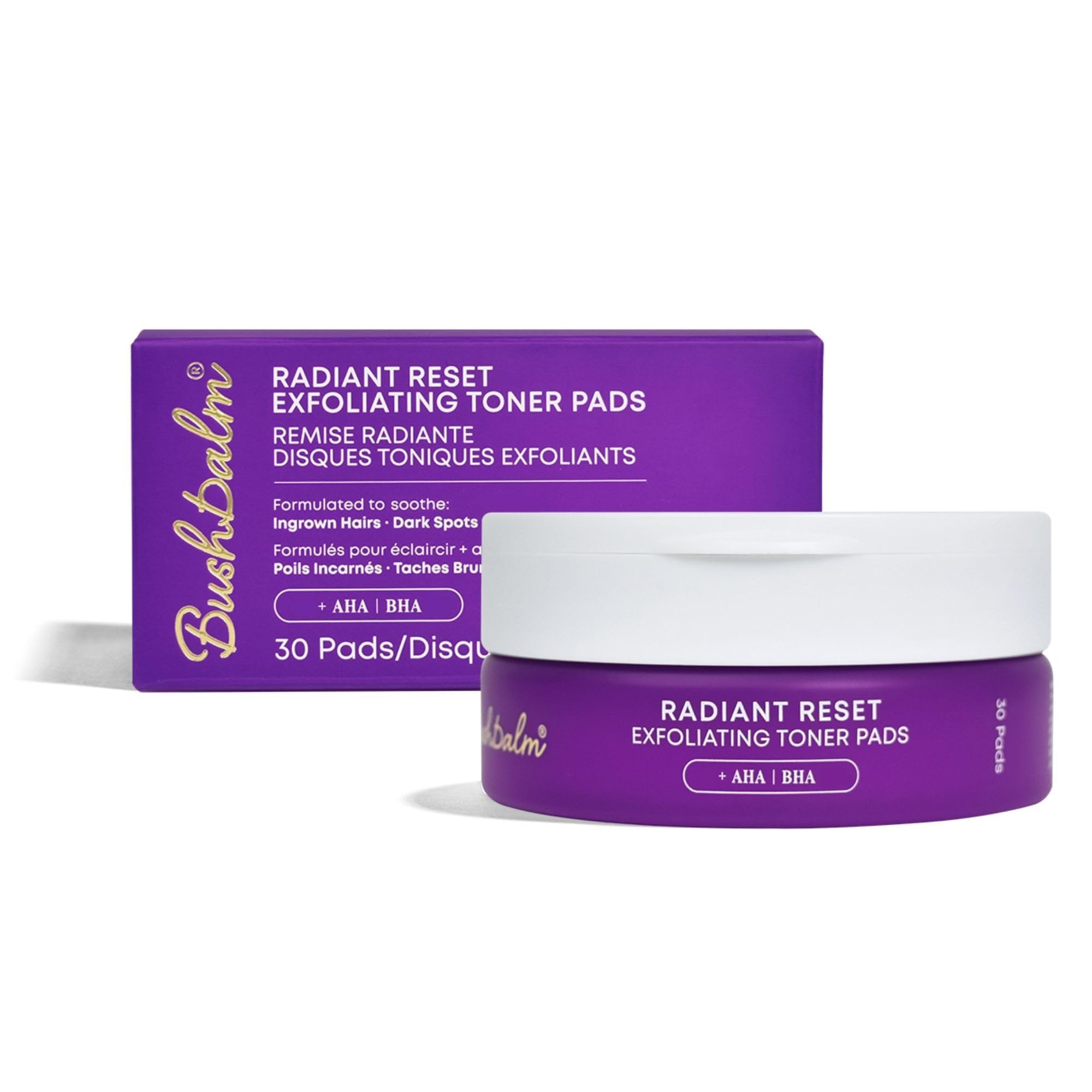 Bushbalm Radiant Reset Exfoliating Toner Pads